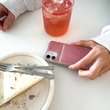 Pocket phone case [Dusty pink jeans]