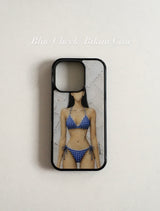 [Blue Check] Bikini Case