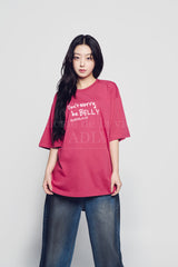 24FW RABBIT BELLY SHORT SLEEVE T-SHIRT PINK