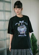 26SS★ DTPリボンクジラ半袖Tシャツ
