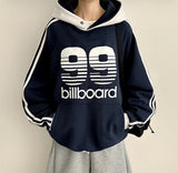 Choi 99 Billboard Graphic Track Line Color Matching Snaphoodie
