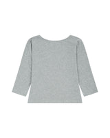 スクエアネイキッドベイビーTシャツ - グレー