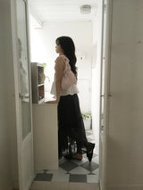 シフォンマキシスカート
