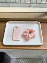 yeowhi ワンカラーアイフォンケース (ソフトコーラル)