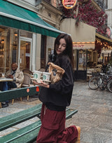 Oxford heavy pile sweatshirt