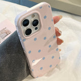 パステル トーン ドット パターン ジェリー iPhone ケース