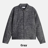 ジェロン オイルクロップレザージャケット