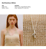シェルネックレス(White)