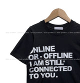 オフラインコットン半袖Tシャツ