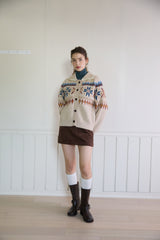 VINTAGE TURTLE-NECK TOP