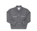 ASCLO Denim Crop Blouson (3color)
