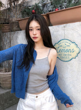 Pure Layered Slim Lace Cap Sleeveless (2color)