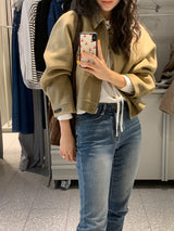 [MADE] hent wool handmade blue jacket