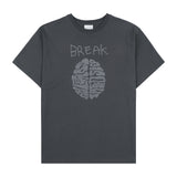 Break Half-T [CHARCOAL]