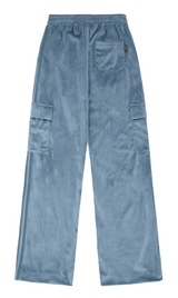 Velour Sporty Track Cargo Pants
