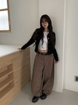 Lida バルーンフィットコットンワイドパンツ