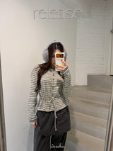 コーデュロイバンドレイヤードパンツ