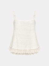 Lace Layered Ribbon Blouse