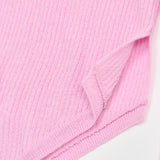 カットオフショルダーニット PINK