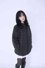 Duck-Down Light Hooded Slim Lightweight Padded (2colors)