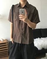 ソウルリネンショートスリーブシャツ