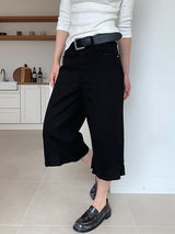 FRILL CAPRI PANTS (3C)
