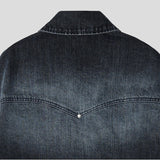 Bor Washed Western Denim Jacket