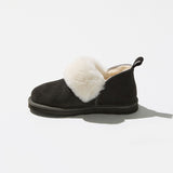 Toasty Fur Shoes - Khaki Black
