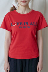 ラブマーク Tシャツ [Red]