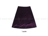 VELVET SHINE MIDI SKIRT 