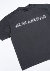 BBD クラッシュドフェイスピグメントTシャツ (Charcoal)