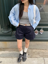 [MADE] Dears Cotton Pintuck Shorts