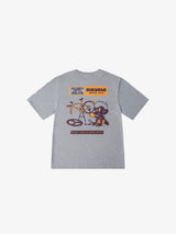 HONEY BADGER REPAIR T-SHIRT GREY