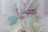 クレヨンフルーツTシャツ (アップルホワイト)