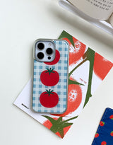 [MADE]トマトソーダ シルバー エポキシ iPhoneケース