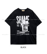 After printing loose fit short sleeves