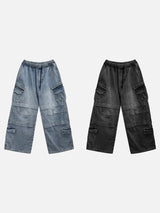 Jerra Multi-Pocket Denim Pants 2C