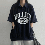 Loop Anorak Collar Short-Sleeved T-Shirt