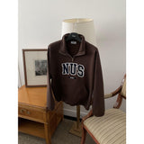 Huke x Nus. half zip-up