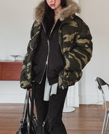 Oat camo lining padding