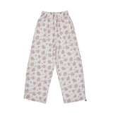 Flower Waffle Jogger Pants (ivory)