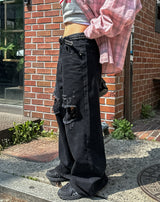 [Planned Product] アーティダメージウォッシングワイドデニムパンツ