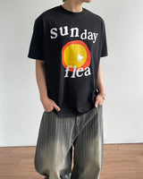 Sunday Printed Short-Sleeved T-Shirt