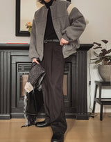 Chief Deep Pintuck Wool Slacks