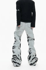 Washed Tie Dye Jeans