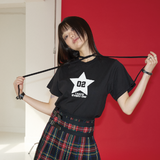  RIBBON ROCK T-SHIRT BLK