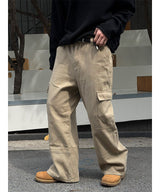 [Unisex] Work pocket cargo wide pants(4color)