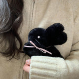 Bunny Popo Hug Doll (black)
