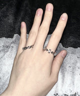 Silver flower Ring