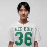 REC RUITアスレチック ラグビー Tシャツ(WHITE)
